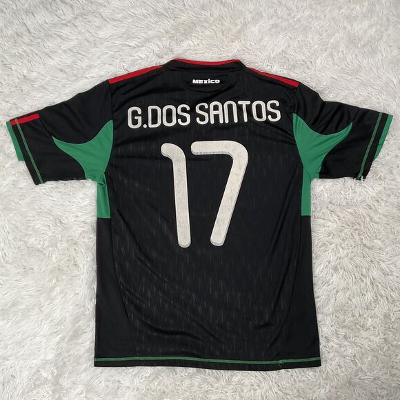 Adidas Mexico 2010 World Cup Away Jersey G.Dos Santos Size M - Picture 2 of 6